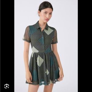 UO Dottie Collared Mini Dress
